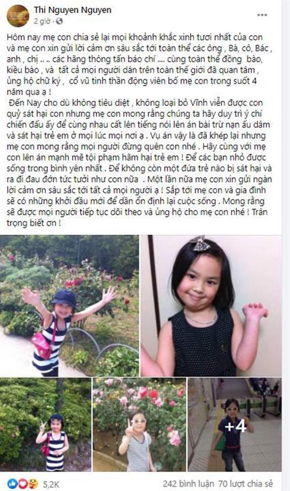 Chia sẻ xót xa của mẹ bé Nhật Linh khi vụ án không còn cơ hội kháng cáo: Xin lỗi con! Bố mẹ đã hết cách rồi-2