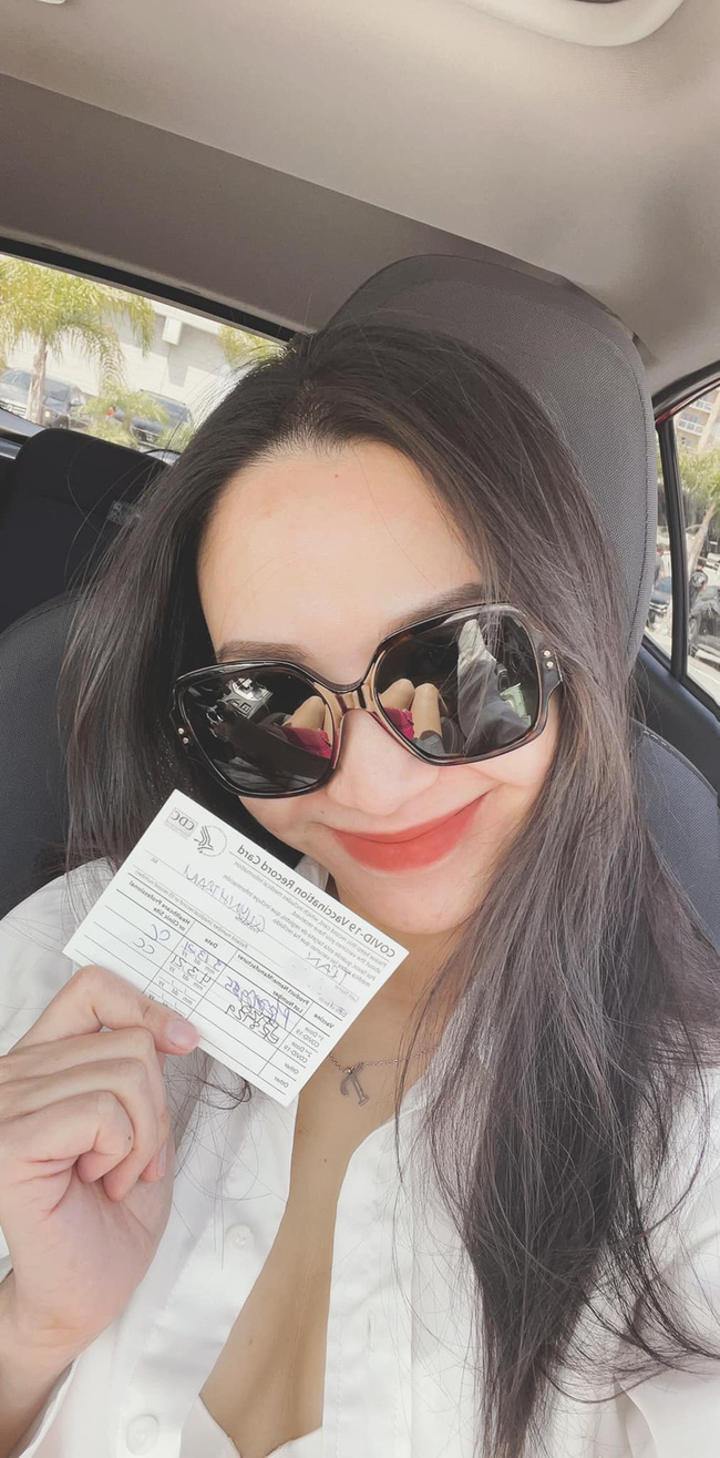 Vợ Baggio - Hot mom Quỳnh Trâm tiết lộ hành trình đưa gia đình đi tiêm vắc xin chống Covid tại Mỹ, đã từng bị tác dụng phụ đến uống thuốc giảm đau-2