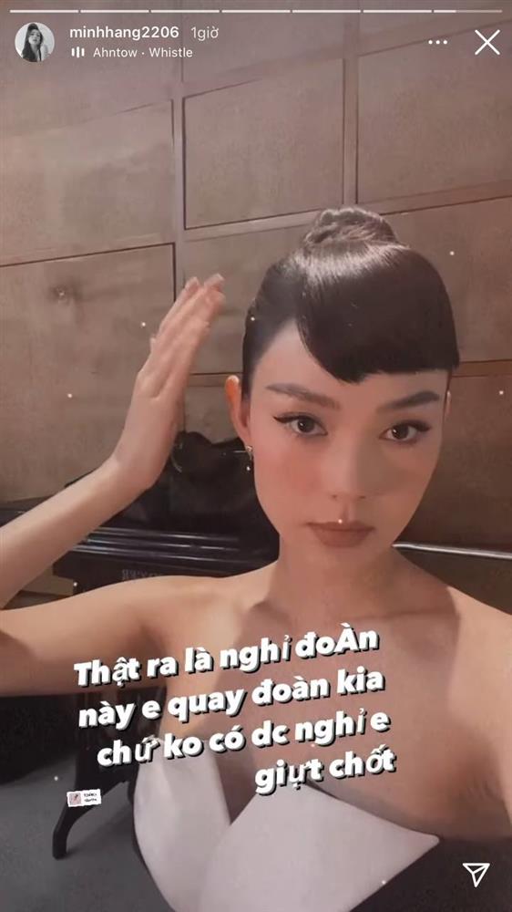 Sau Lisa, đến lượt Minh Hằng gia nhập hội tóc mái bất biến”: Hất tóc không lệch, gió thổi không bay-2