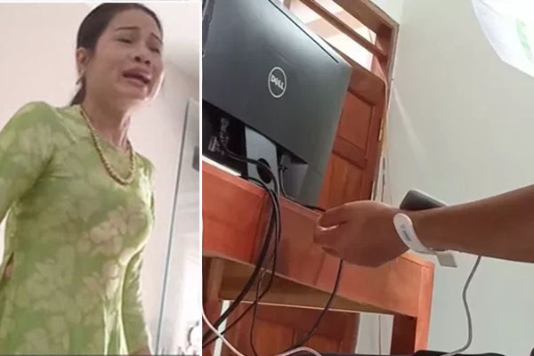 Người đàn bà bị hắt cả ca axit vào mặt khi mở cửa cho khách-2