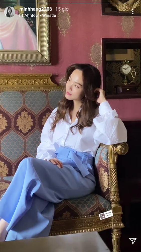 Minh Hằng đã sửa cách diện áo sơ mi trắng thế nào để có được bộ đồ xịn đẹp level max?-7