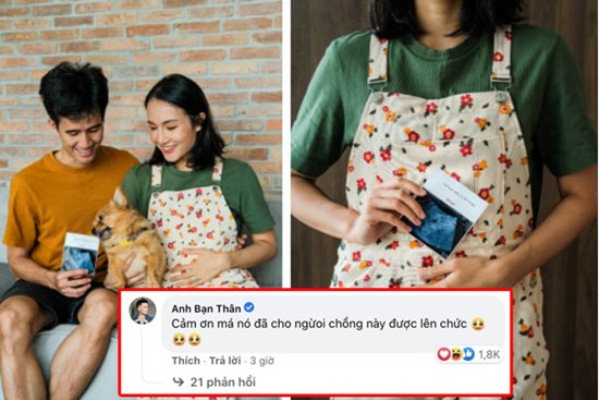 HOT: Giang Ơi thông báo chính thức có thai, ông xã lập tức nhắn nhủ vợ một điều bất ngờ