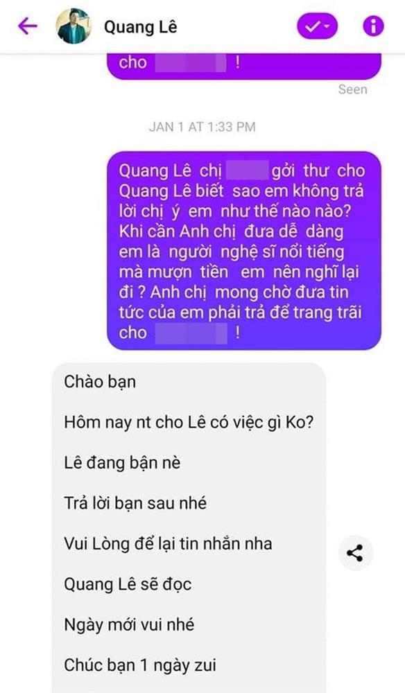Quang Lê bị tố quỵt nợ hơn 100 triệu và ròng rã 2 năm không hồi đáp, giữa drama bỗng có động thái bất ngờ-4