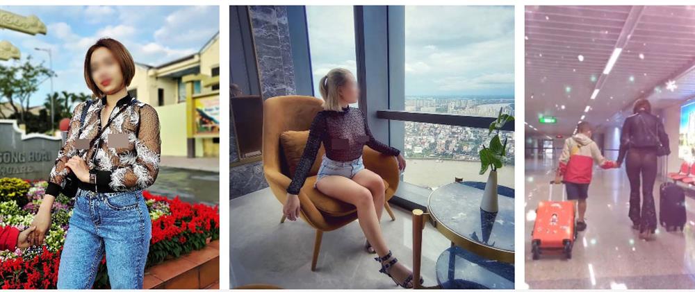Người phụ nữ ở Sài Gòn từng gây bão vì để ngực trần đưa gia đình đi khắp nơi tiếp tục bị chỉ trích vì mặc áo màu da lộ rõ vòng 1 đi ăn hàng-3