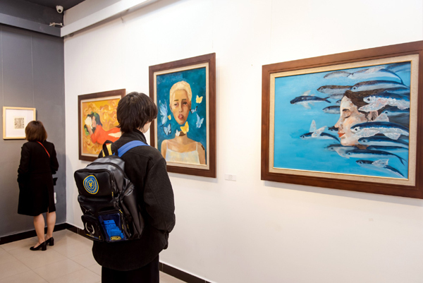 Hồi Hải Mã - triển lãm tranh của 8 tài năng trẻ Vinschool-5