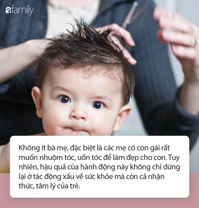 Cha mẹ làm điệu, uốn xoăn tóc cho con: Chuyên gia cảnh báo không chỉ ảnh hưởng sức khỏe mà còn gây sang chấn tâm lý-3