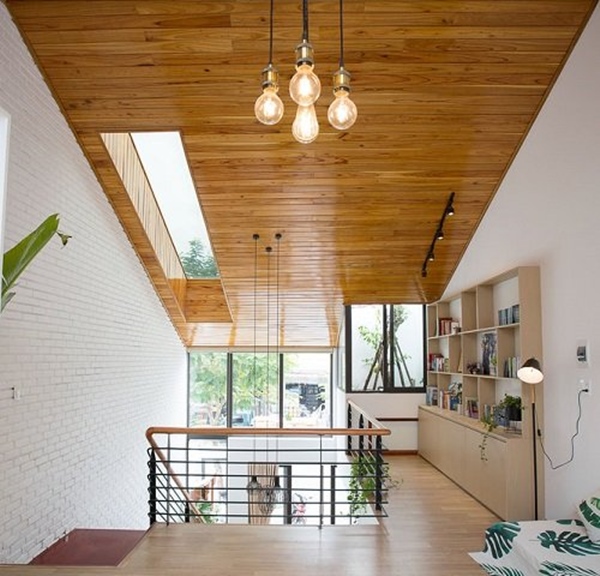 Căn nhà ống 2 tầng tràn ngập ánh sáng, khoảng vườn xanh mát giữa nhà khiến ai cũng mê mẩn-7