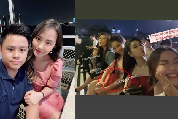 Mặc váy rộng, dấu khéo vòng 2 và thói quen ăn uống khác lạ khiến người hâm mộ hoài nghi vợ Phan Thành mang thai?-10