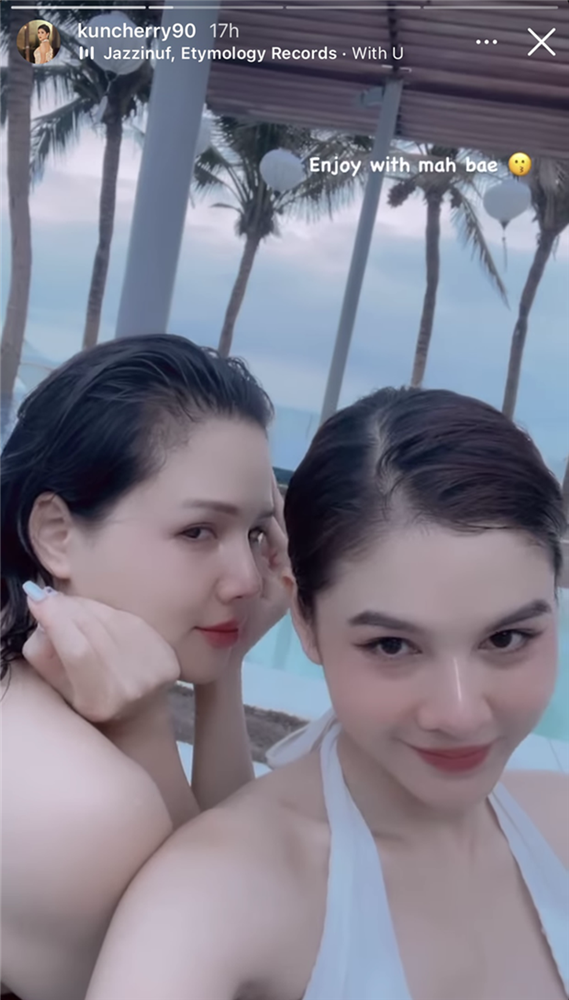 Đang ăn chơi tít mít ở resort nhà chồng bạn thân, MC Thu Hoài tranh thủ khoe con ảnh” bikini xịn xò-3