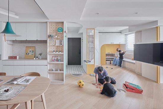 Ngôi nhà 35m2 có trần nhà hình vòng cung, thiết kế độc đáo khiến ai cũng phải trầm trồ