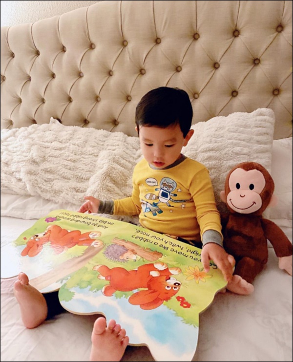 Quý tử nhà Phạm Hương hơn 2 tuổi đã dạn dĩ, độc lập, cách Hoa hậu rèn luyện, dạy dỗ con thật đáng học hỏi-7