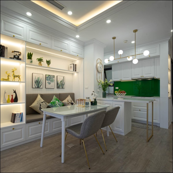 Từ căn hộ thô 83m2, cặp đôi Hà Nội dồn hết tình yêu, tâm huyết thiết kế không gian sống đúng sở thích đẹp lung linh-5