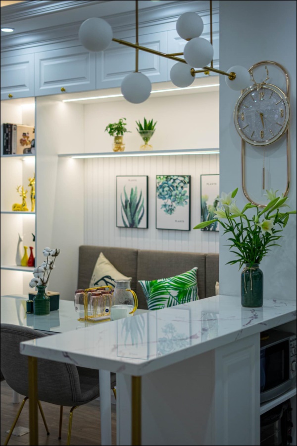 Từ căn hộ thô 83m2, cặp đôi Hà Nội dồn hết tình yêu, tâm huyết thiết kế không gian sống đúng sở thích đẹp lung linh-9