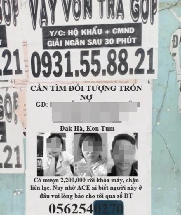 Vay 1,5 triệu qua app, 2 tháng sau thành món nợ 60 triệu đồng, người thân bị dán cáo phó-1