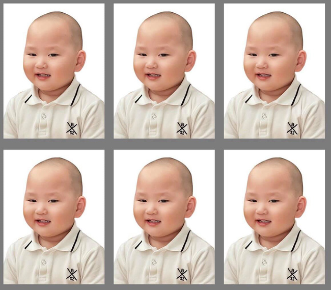 Dân mạng cười xỉu với ảnh thẻ của con trai Trà My Idol, nhà con 3 đời nghiêm túc mà sao cô chú lại cười?-1