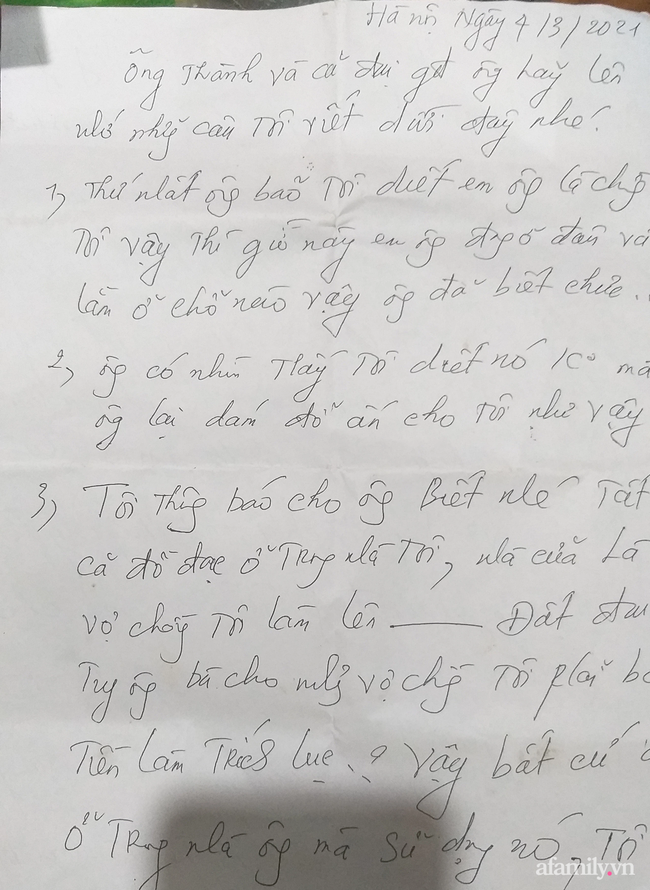 Vụ 2 vợ chồng lần lượt mất tích bí ẩn ở Thanh Hóa: Người vợ gửi thư cho anh chồng với nội dung tôi sẽ bóp cổ từng người một-3