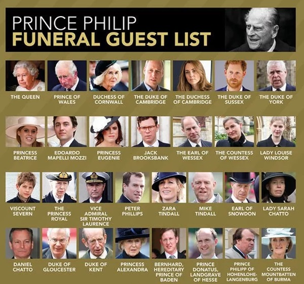 Hành trình cuối cùng của Hoàng tế Philip: Công bố danh sách 30 người tham dự và chi tiết tang lễ diễn ra vào ngày mai (17/4)-2