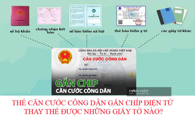 Sắp tới, thẻ căn cước công dân gắn chíp có thể thay thế những giấy tờ nào?-1