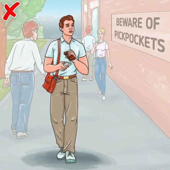 9 mẹo bảo vệ bản thân khỏi bị móc túi, ai cũng nên biết-1