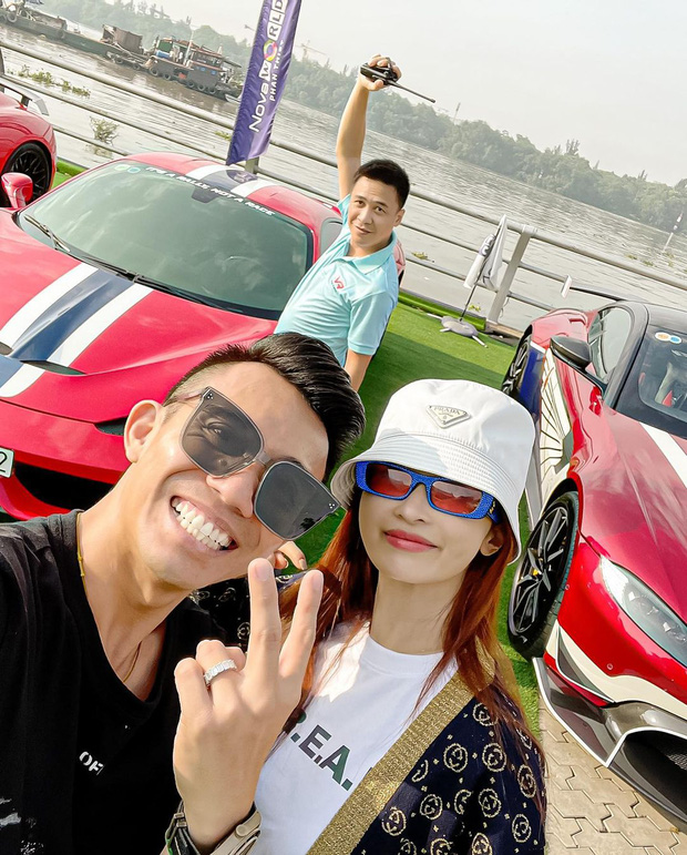 Vừa chi 7,5 tỷ làm thiết kế nội thất, vợ chồng Đoàn Di Băng xách siêu xe 24 tỷ đi chơi với nhà Minh Nhựa và hội đại gia-5