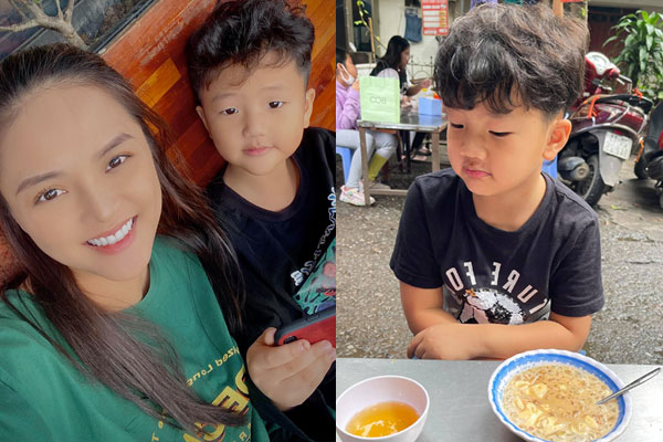 Chỉ một hành động nhỏ là đủ thấy tình thương của chồng trẻ Lê Phương dành cho Cà Pháo, cách mẹ chăm sóc con cũng thật đáng nể!-9