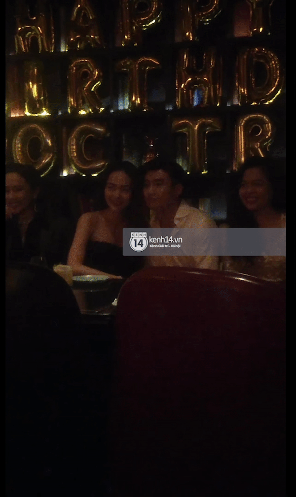 Bắt gặp Quốc Trường và Minh Hằng hẹn hò trong tiệc sinh nhật, ôm hôn công khai đến kéo nhau ra riêng 1 góc-2