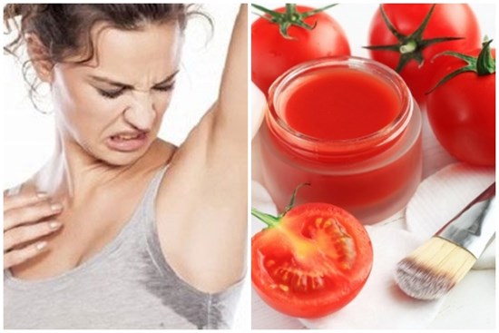 Mẹo đánh bay mùi hôi dưới cánh tay với quả cà chua