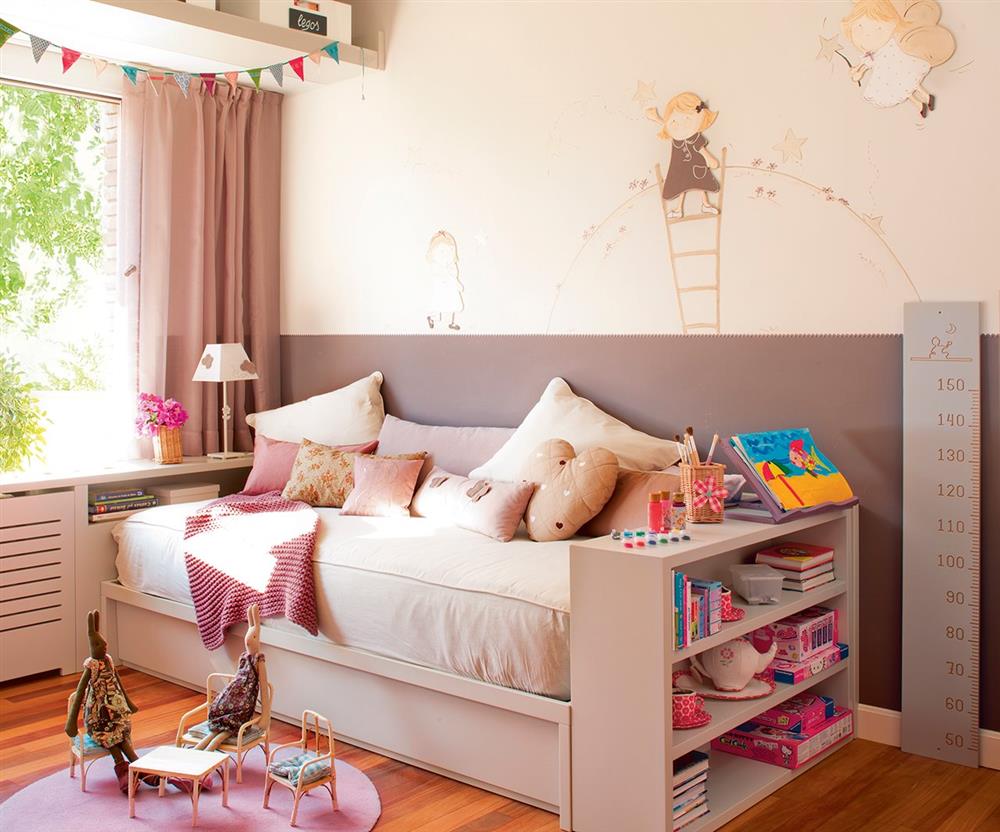 Cải tạo phòng ngủ cho bé gái: Bố mẹ chẳng cần cầu kỳ hoặc đầu tư tốn kém mà vẫn khiến con thích mê-3