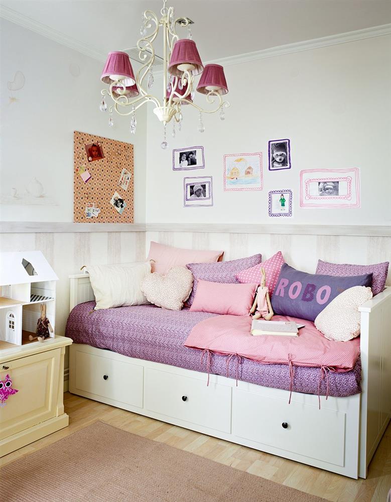 Cải tạo phòng ngủ cho bé gái: Bố mẹ chẳng cần cầu kỳ hoặc đầu tư tốn kém mà vẫn khiến con thích mê-6