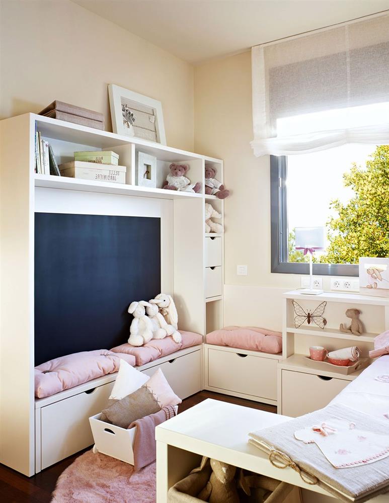 Cải tạo phòng ngủ cho bé gái: Bố mẹ chẳng cần cầu kỳ hoặc đầu tư tốn kém mà vẫn khiến con thích mê-7