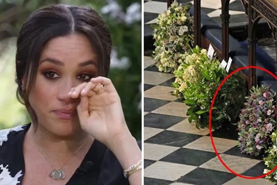 Chuyên gia vạch trần chiêu trò của Meghan Markle khi gửi vòng hoa và thư tay đến tang lễ Hoàng tế Philip: Một mũi tên trúng hai đích!