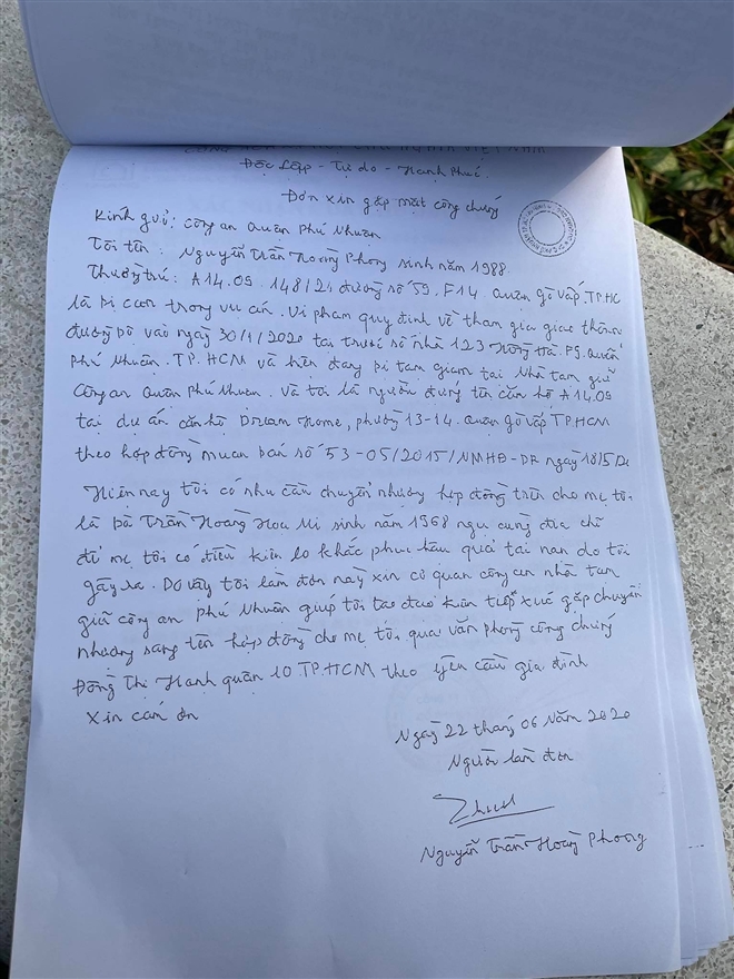 Vụ nữ tiếp viên hàng không bị Mercedes tông: Hồ sơ cho thấy tài xế đã sang tên căn hộ chung cư cho mẹ trong trại tạm giam-1