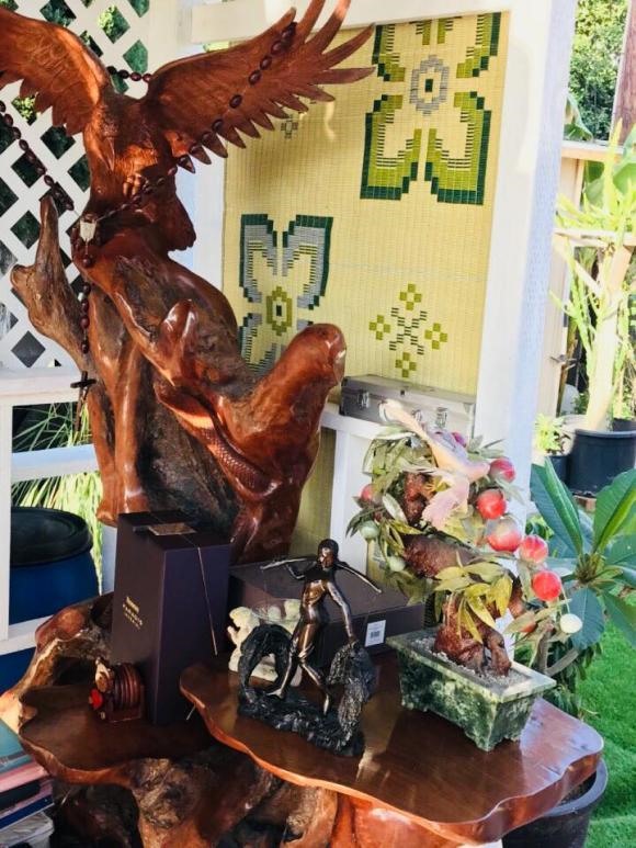 Cách bài trí sân vườn tươi mát và nhiều hoa của danh ca Hương Lan-5