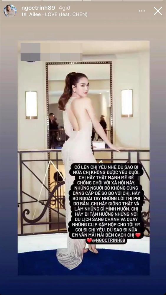 Giữa lúc Nathan Lee đang tập trung bóc phốt Cao Thái Sơn, Ngọc Trinh mượn lời fan mỉa mai: Những người đó không cùng đẳng cấp với chị?-1