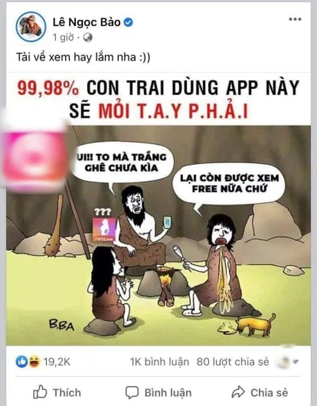 Hot boy ảnh thẻ Lê Bảo sở hữu hơn 2 triệu lượt theo dõi trên Facebook quảng cáo cho ứng dụng đen chuyên cờ bạc và nội dung khiêu dâm-1