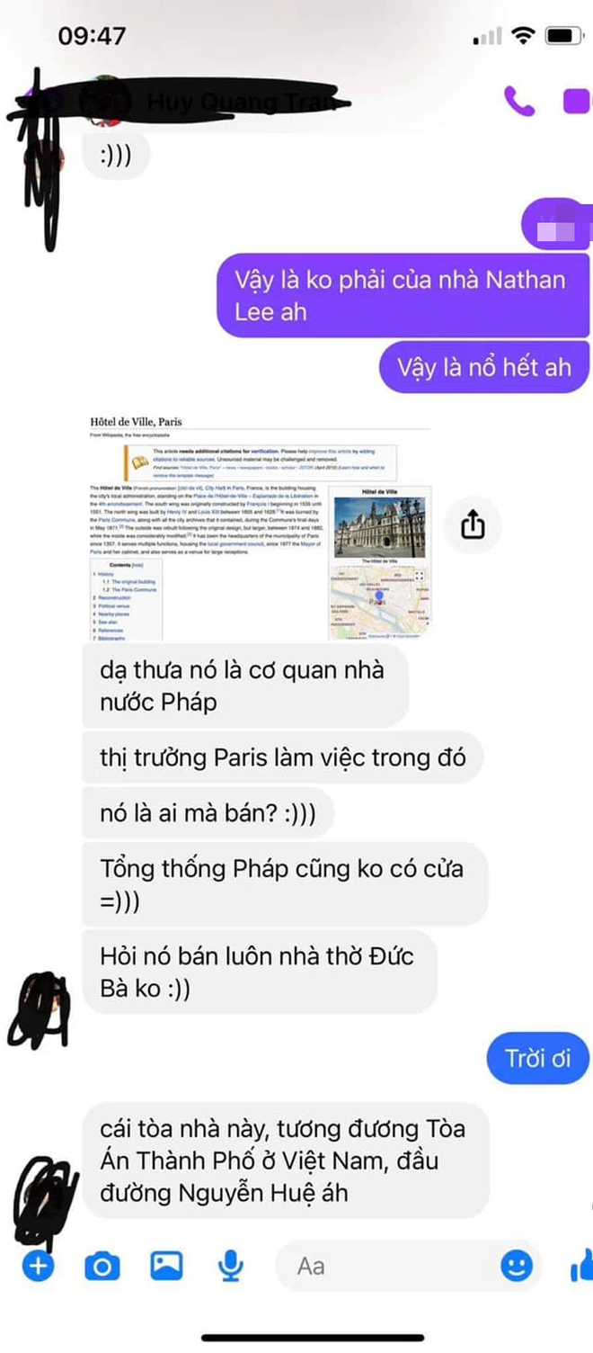 Bị bạn Cao Thái Sơn tố nhận vơ Toà thị chính Paris là khách sạn 2500 tỷ nhà mình, Nathan Lee lên tiếng và tuyên bố kiện ngược-2