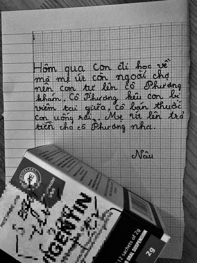 Đi làm về, mẹ nuôi 21 tuổi nhìn thấy lá thư con gái gửi, nội dung khiến cô rơi nước mắt-1