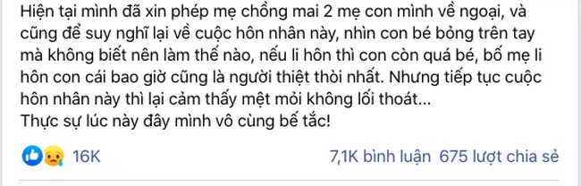 Vợ sinh rồi chăm con mọn, chồng hiện nguyên hình vô tâm đỉnh cao” và sự việc mấu chốt khiến người phụ nữ cùng cực đưa ra lựa chọn dứt khoát-1