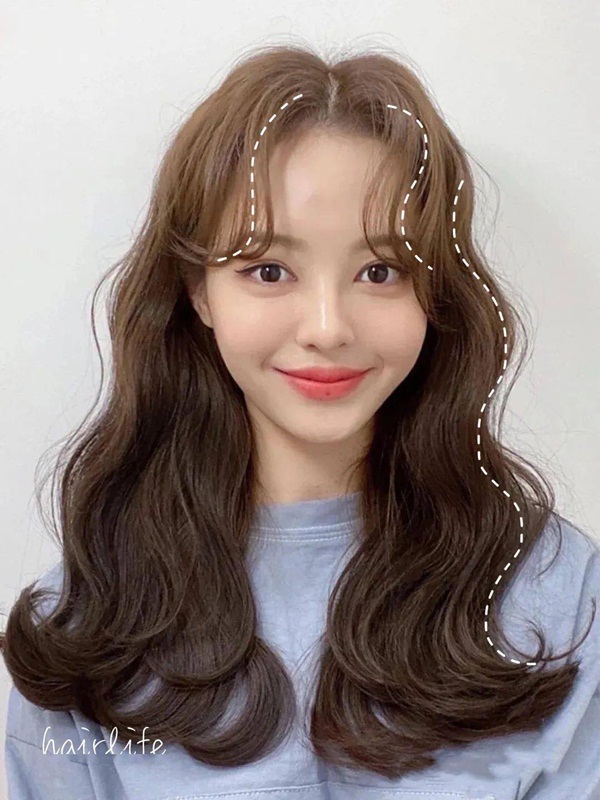 4 điểm cộng tuyệt vời của mái tóc xoăn giúp che mặt to vuông vắn, giấu gò má cao-4