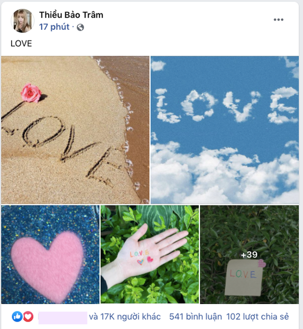 Thiều Bảo Trâm đăng một lèo 43 tấm ảnh Love ngay sau khi Sơn Tùng vừa thổ lộ yêu vào khổ lắm-1