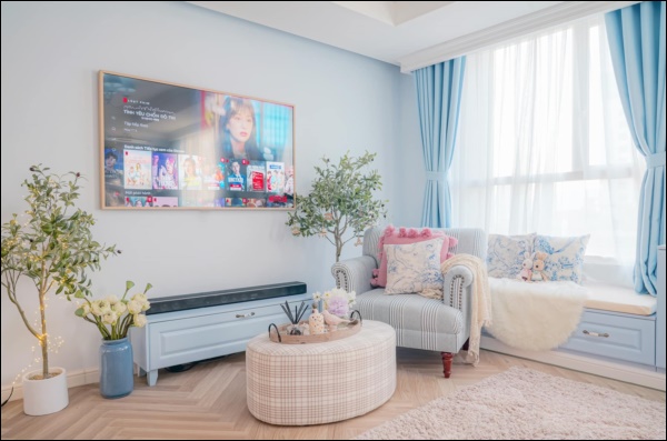 Mê phim đồng quê, vợ chồng Tp.HCM thiết lập không gian sống vừa cổ điển vừa hiện đại với tông&nbsp;màu xanh blue đẹp xuất sắc-3