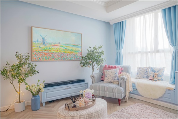 Mê phim đồng quê, vợ chồng Tp.HCM thiết lập không gian sống vừa cổ điển vừa hiện đại với tông&nbsp;màu xanh blue đẹp xuất sắc-5