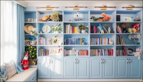 Mê phim đồng quê, vợ chồng Tp.HCM thiết lập không gian sống vừa cổ điển vừa hiện đại với tông&nbsp;màu xanh blue đẹp xuất sắc-10