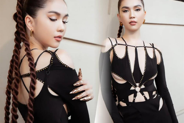 Ngọc Trinh khiến netizen khóc thét vì đeo lens giả trân-12