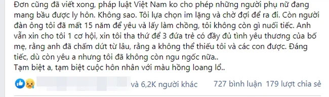 Lần thứ 3 chồng ngoại tình, vợ đang mang thai đưa ra quyết định dứt khoát, bất chấp gã bội bạc lạy lục xin tha thứ-1