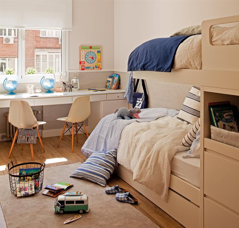 Nhà có diện tích hạn chế làm sao để thiết kế phòng cho 2 con mà vẫn đảm bảo đẹp mê lại cực gọn gàng và khoa học?-10