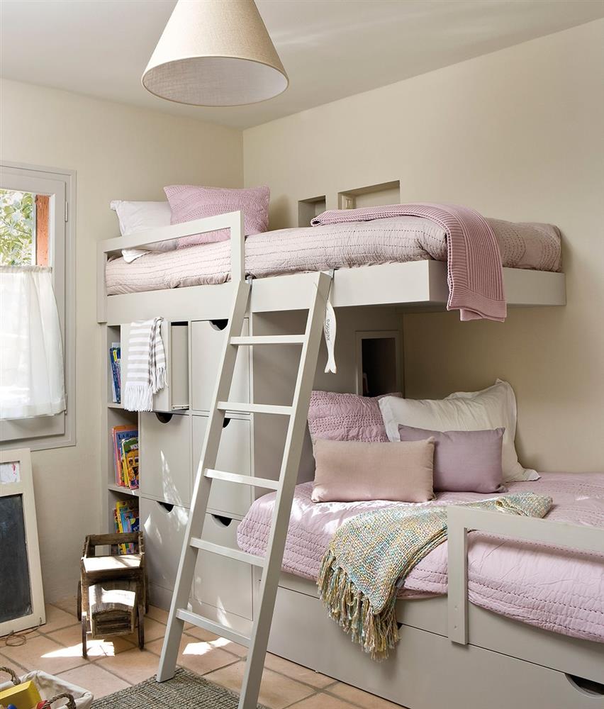 Nhà có diện tích hạn chế làm sao để thiết kế phòng cho 2 con mà vẫn đảm bảo đẹp mê lại cực gọn gàng và khoa học?-11