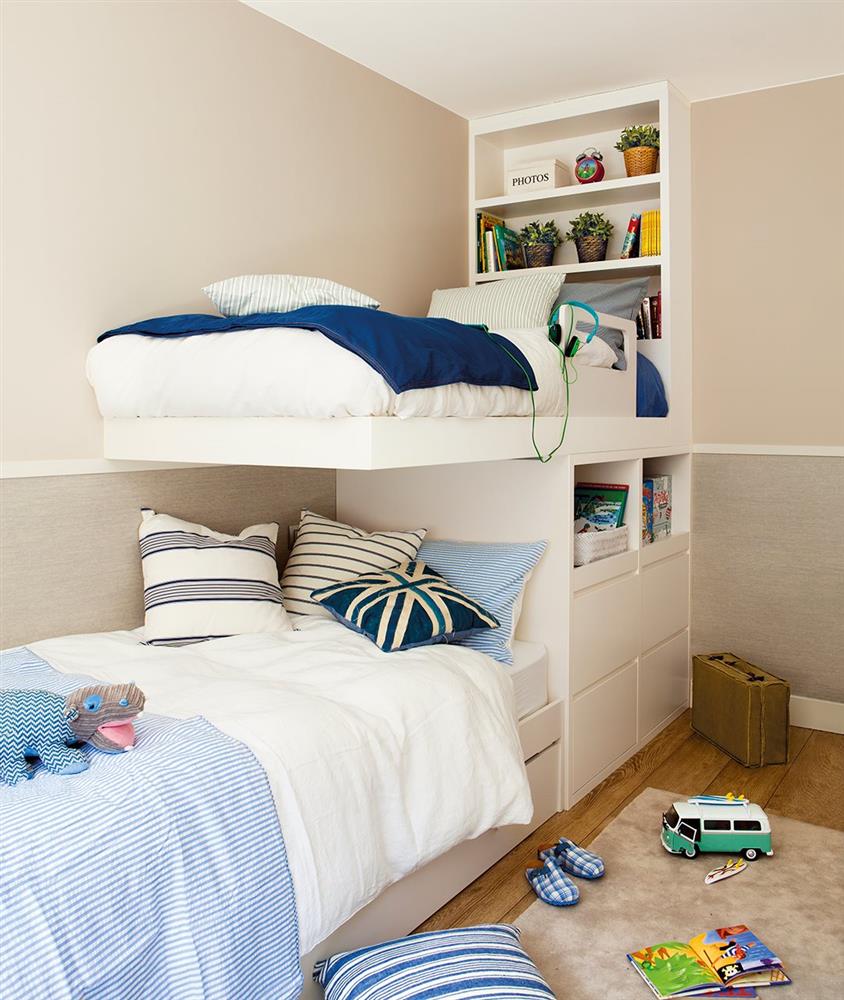 Nhà có diện tích hạn chế làm sao để thiết kế phòng cho 2 con mà vẫn đảm bảo đẹp mê lại cực gọn gàng và khoa học?-9