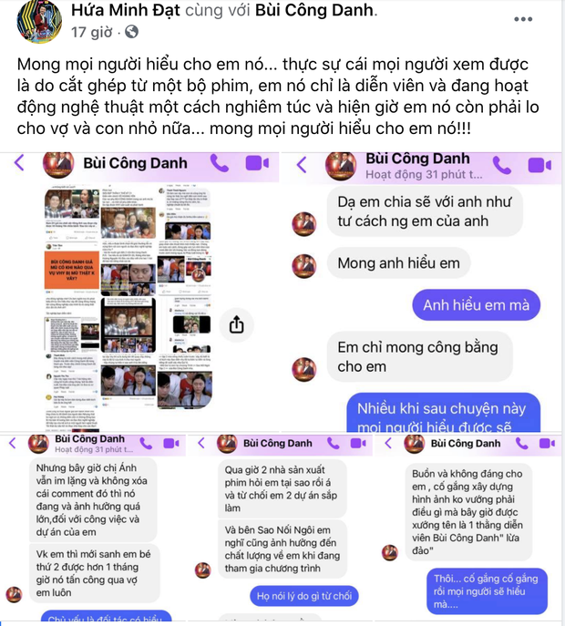 Bị Hồng Ánh tố nhầm trong clip Võ Hoàng Yên, nam diễn viên cầu cứu Hứa Minh Đạt: Chị Ánh vẫn im lặng, giờ em bị xướng tên là lừa đảo-1