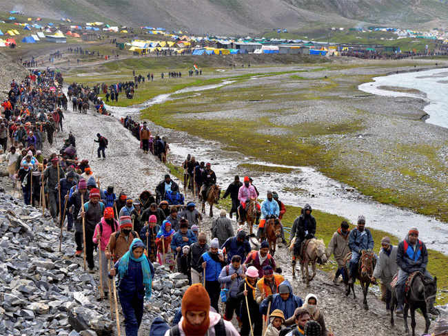 Ấn Độ vẫn cho phép 600.000 người tham gia lễ hành hương Amarnath, sự kiện này có gì mà quan trọng đến vậy?-3